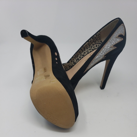 Jessica Simpson CALYPSO Leather Platform Stilettos - Picture 7 of 8